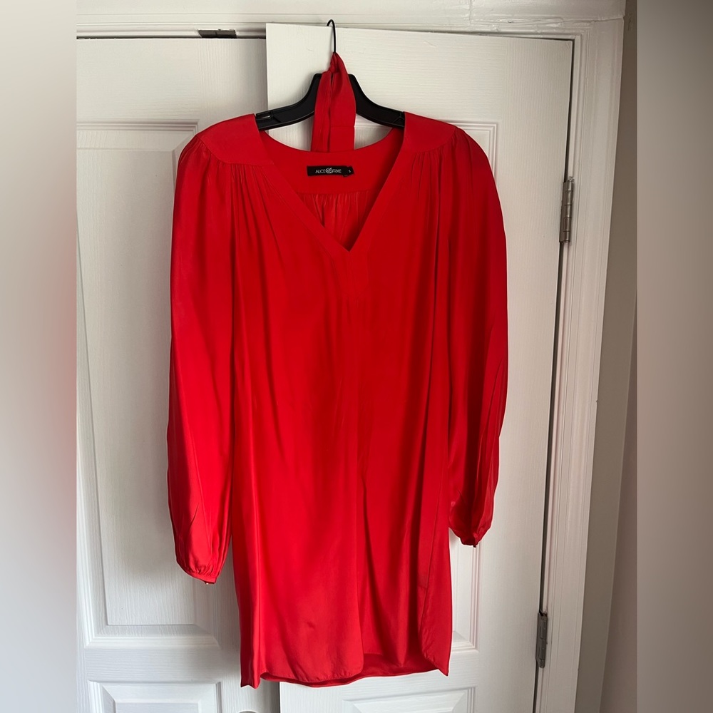 Alice & Trixie silk long sleeve dress